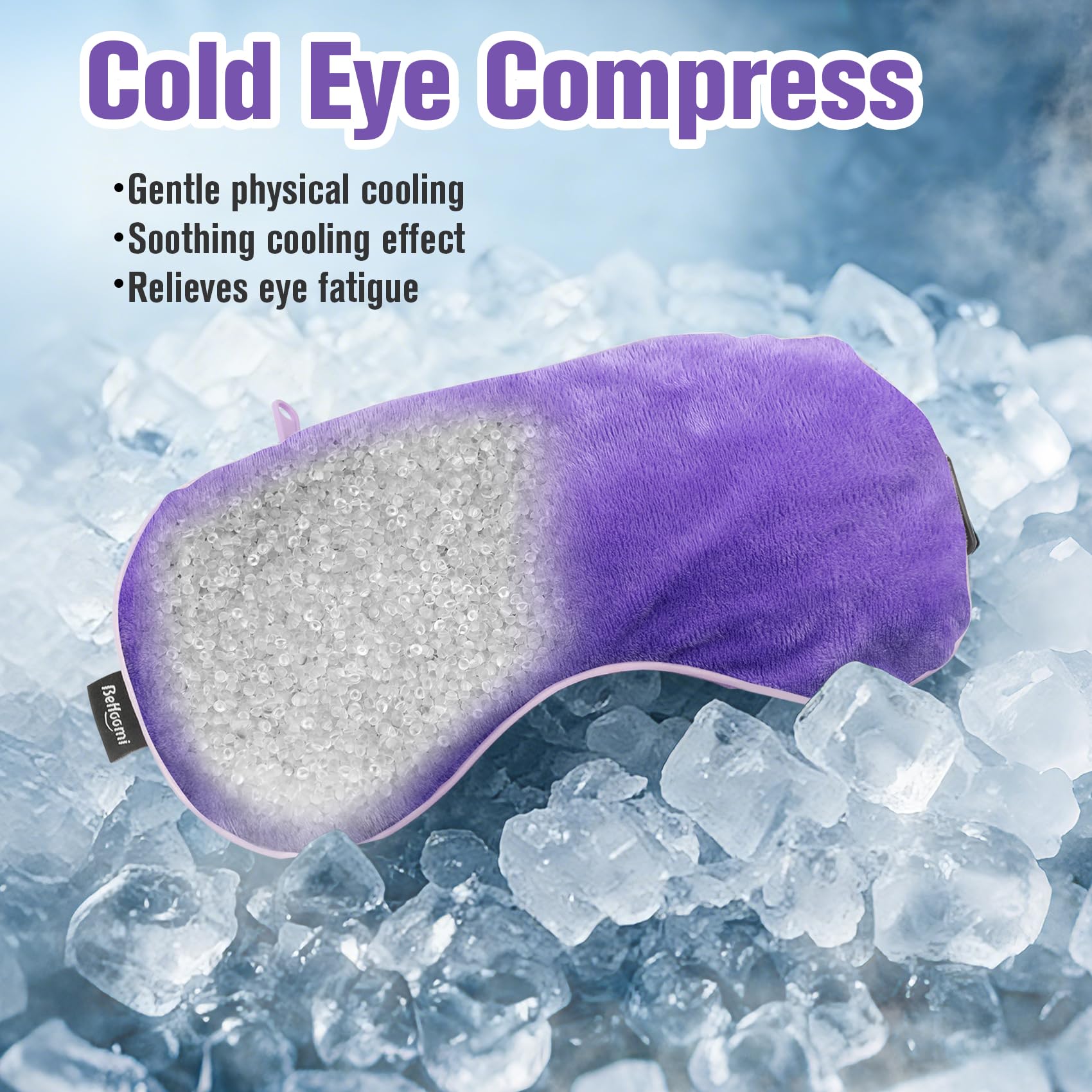 BeHoomi microbead inner bag closeup showing even heat and soothing texture