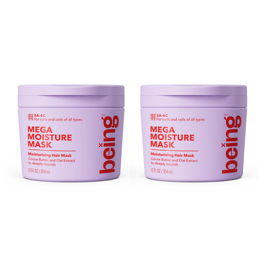 being inc front packaging twin jars showing product benefits