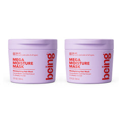 being inc front packaging twin jars showing product benefits