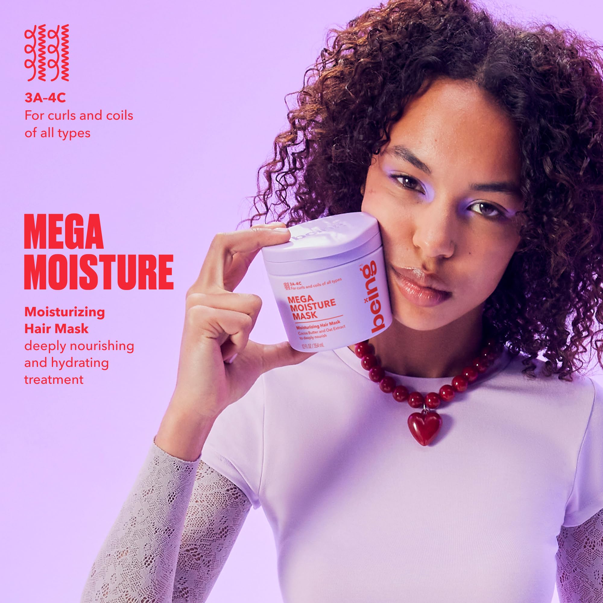 being inc open jar showing creamy mask texture for easy application
