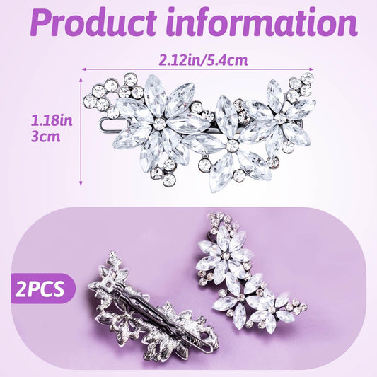 BEIQIYA close-up of rhinestone petals highlighting fine crystal detail