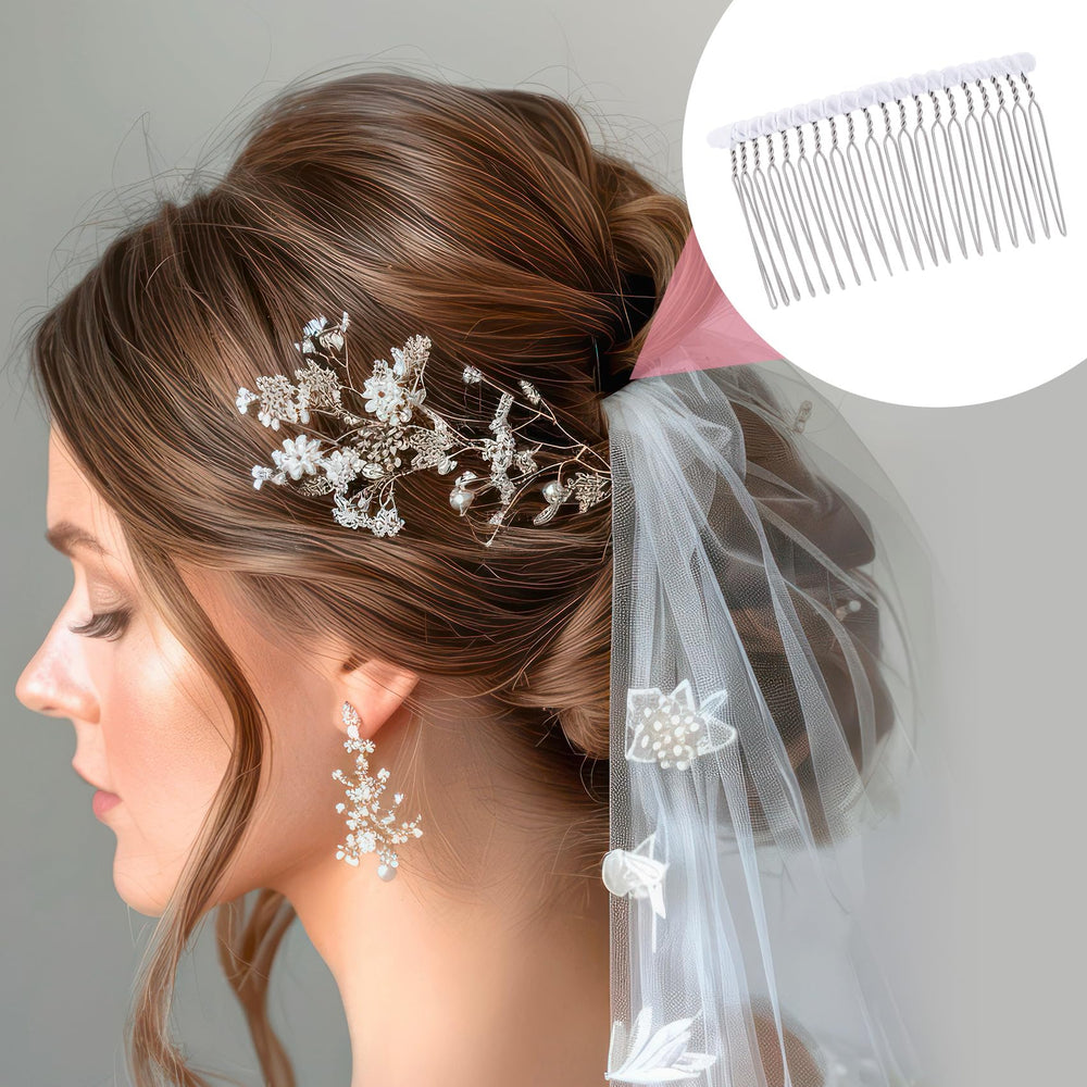 BEIQIYA comb in hair styling used to anchor an updo for long-lasting wear