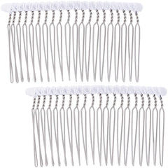 BEIQIYA front view white comb showing elegant ribbon and clean finish for polished looks