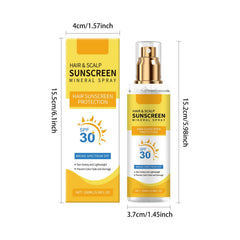 Beirou in use outdoors protecting hair color during sunny activity