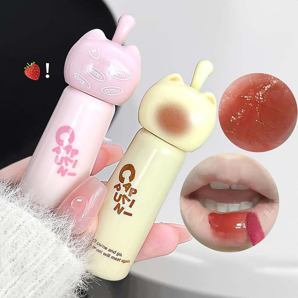 Bekoeen gloss texture close-up highlighting jelly finish and moisturizing sheen