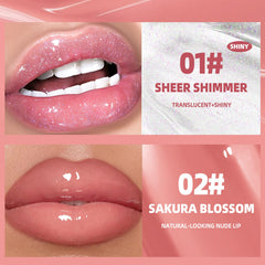 Bekoeen on model lifestyle shot showing glossy hydrated lips for everyday wear