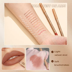 Bekoeen texture stroke on skin showing creamy high-pigment payoff