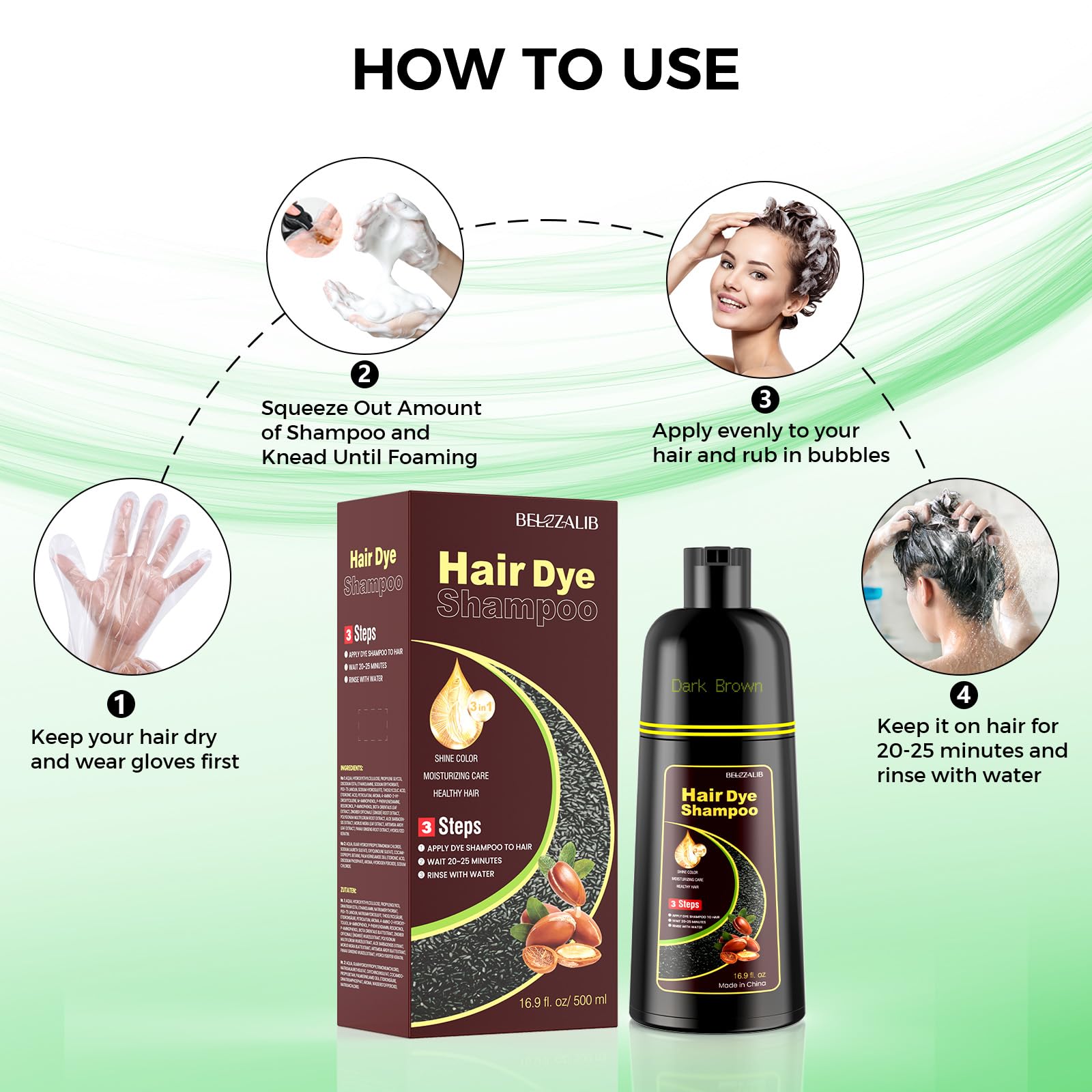 BELEZALIB pump top detail highlighting easy dispensing and mess-free application