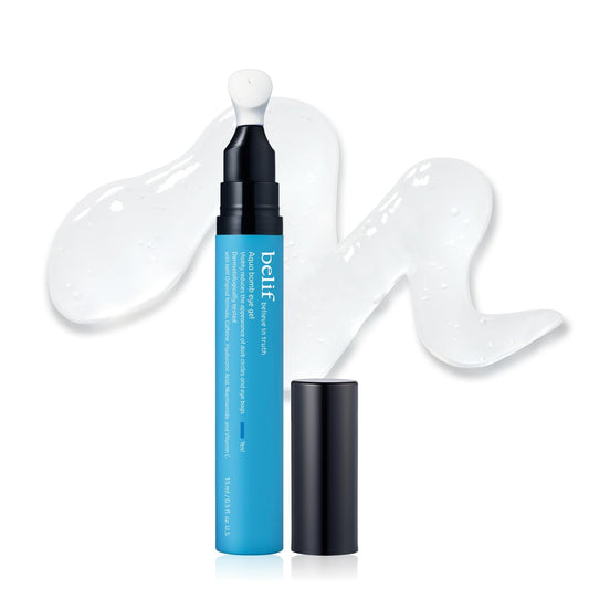 belif front tube shot showing product and cooling applicator benefit