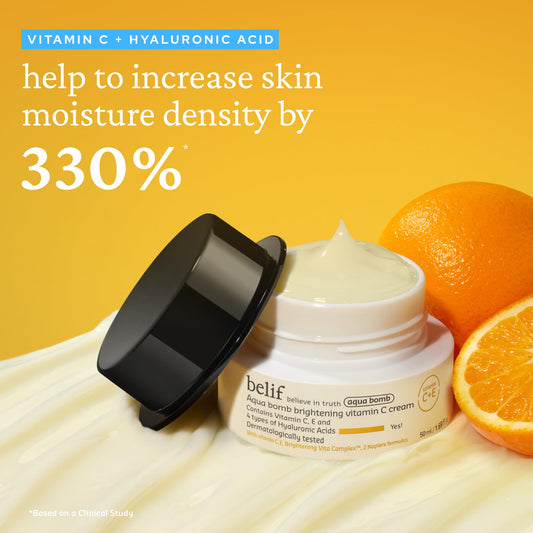 belif close-up texture swipe of gel-cream illustrating lightweight hydration