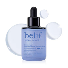 belif bottle front view showing product and brand for clear identification