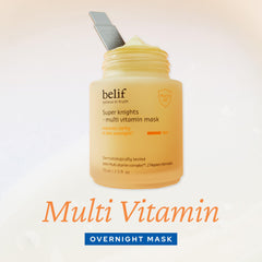 belif mask staged in nighttime routine showing easy use benefit