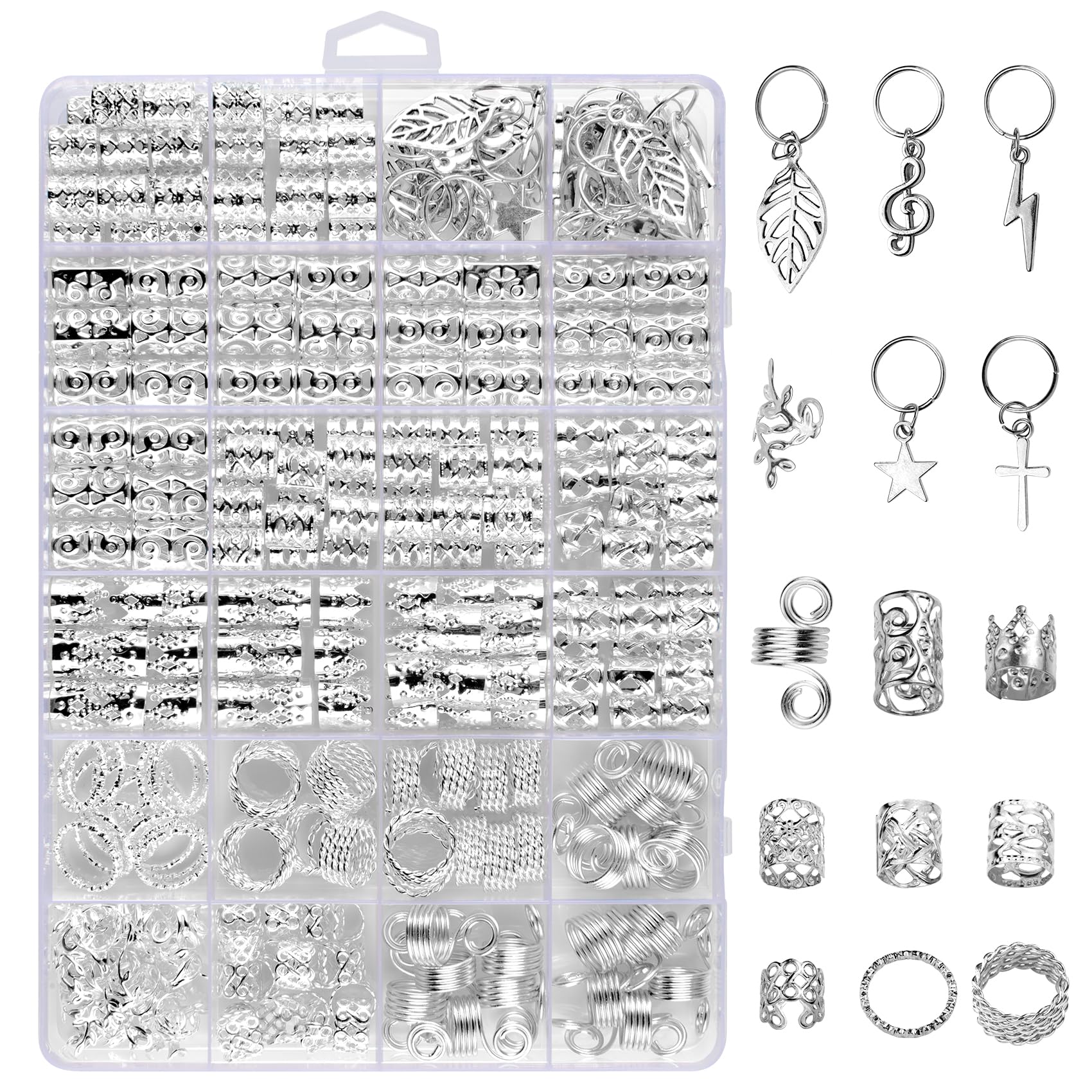 Belinreli front package showing full 275-piece set and storage box for easy organization