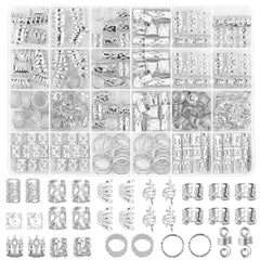 Belinreli front packaging showing full 280-piece set for styling versatility