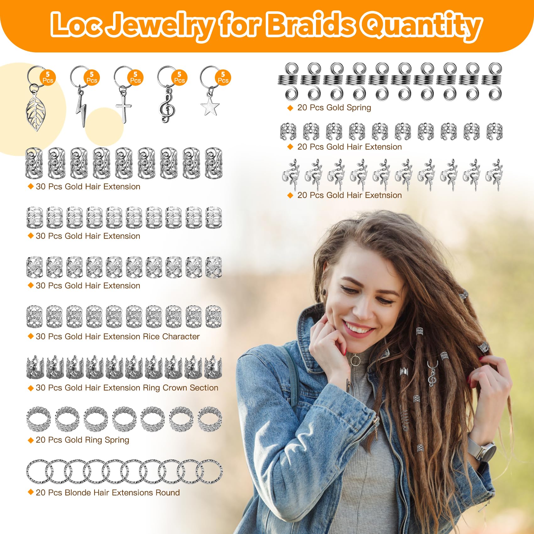 Belinreli mixed pieces layout showcasing variety of rings springs and vine styles for versatility