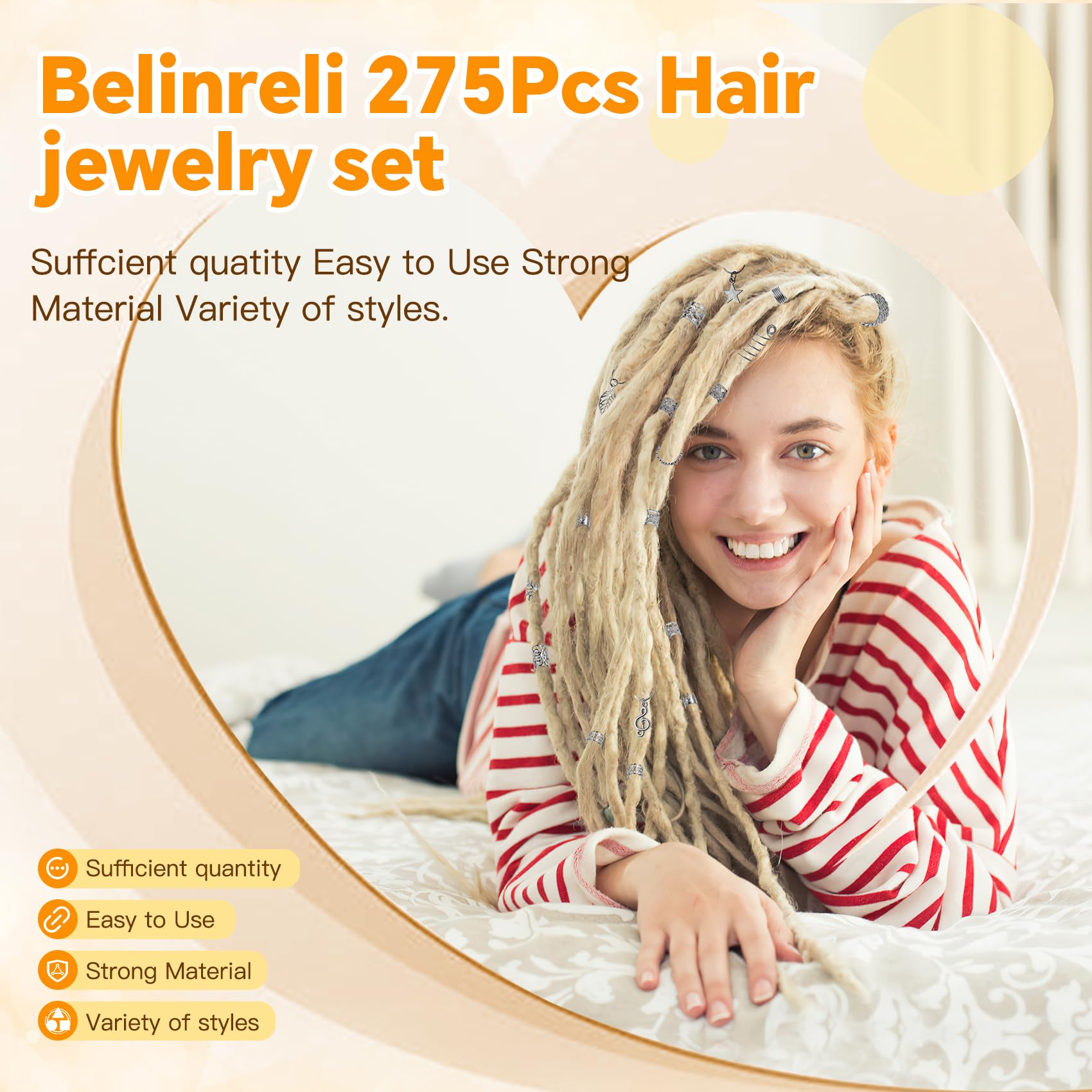 Belinreli on braids lifestyle image demonstrating how accessories elevate everyday style