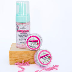 Bella and Bear swatch on hand demonstrates smooth finish and hydration