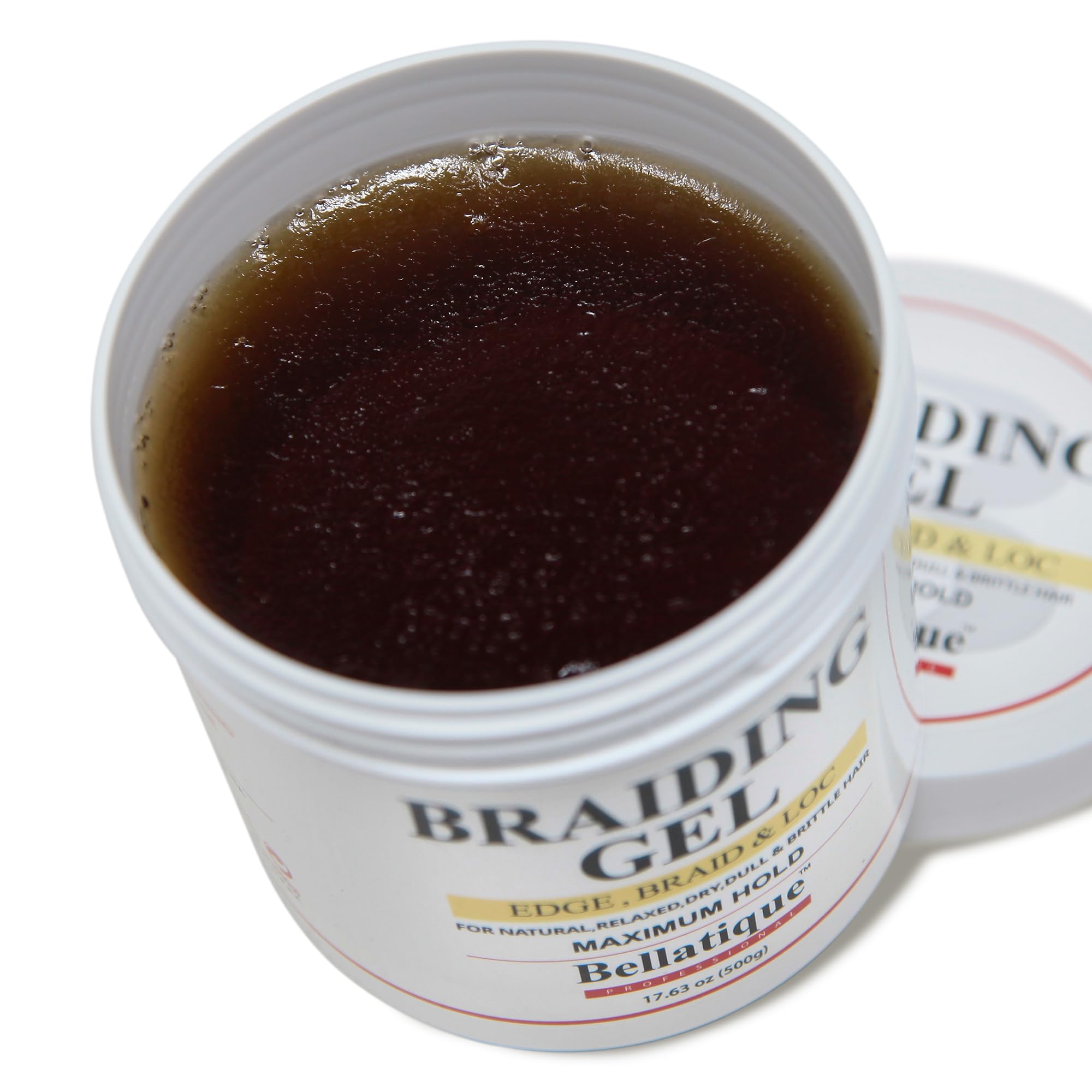 BELLATIQUE applied to edges smoothing baby hairs for sleek, polished finish