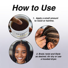 BELLATIQUE defining locs close-up for tidy, long-lasting hold