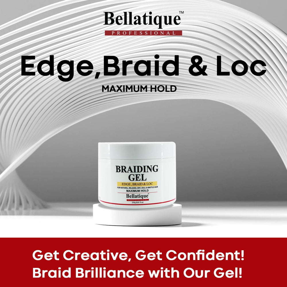 BELLATIQUE smoothing locs for sleek, defined finish