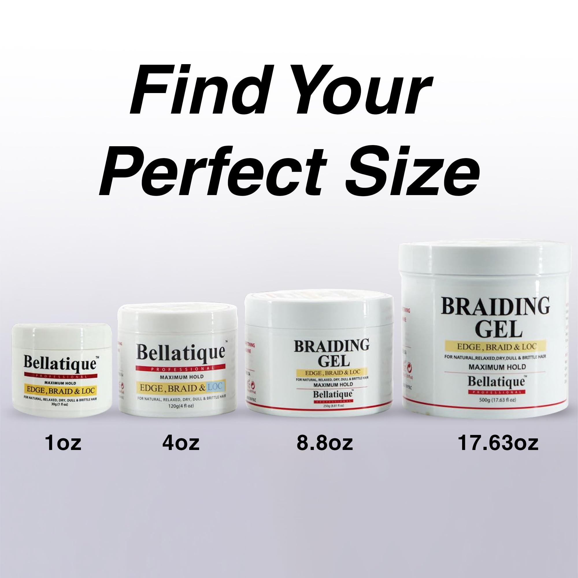 BELLATIQUE jar held in hand to show scale and convenient travel size