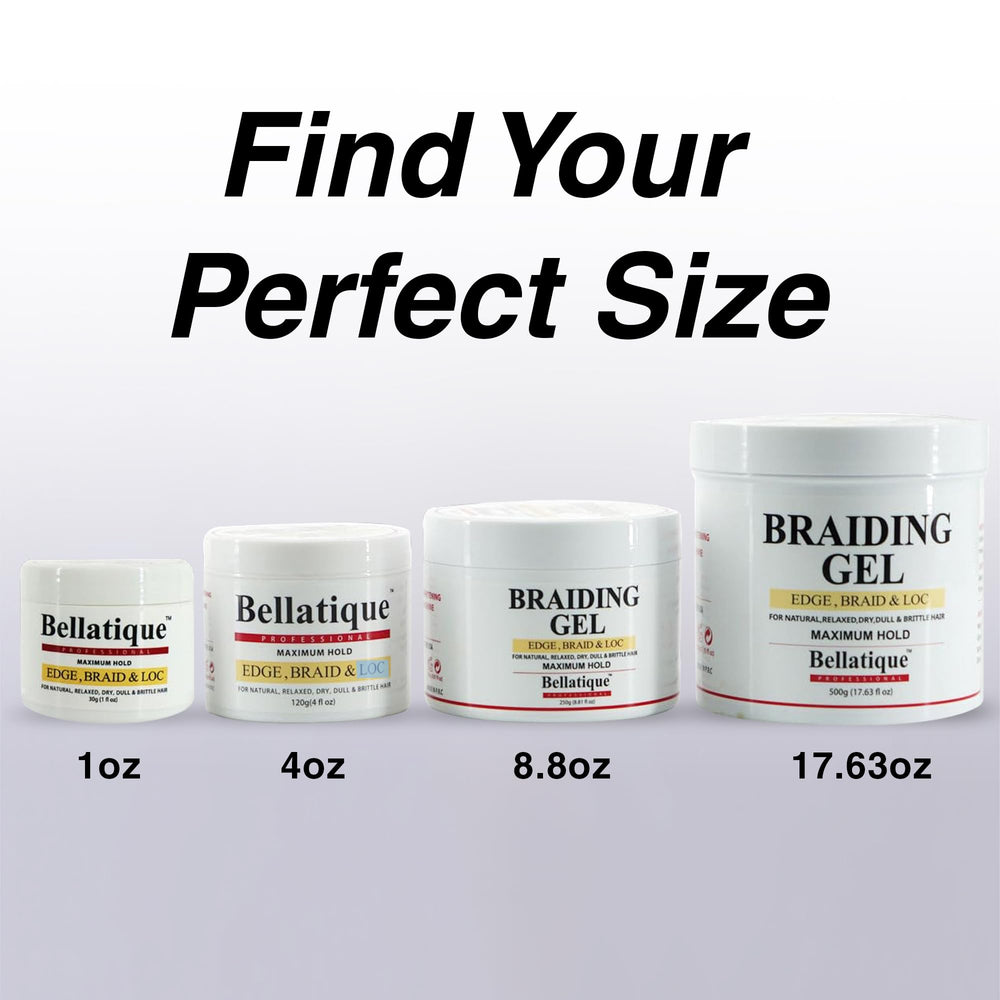 BELLATIQUE jar held in hand to show scale and convenient travel size