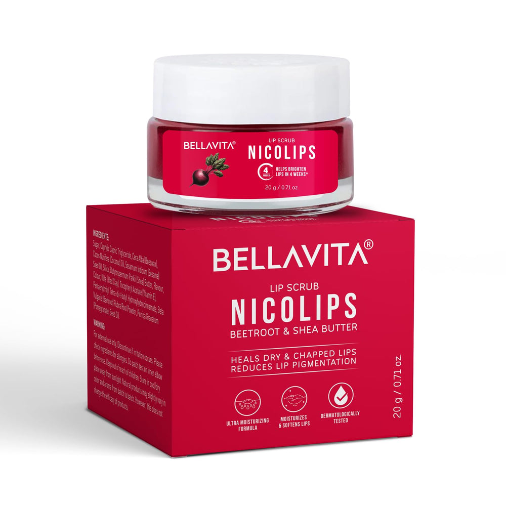 BellaVita jar front view showing label and compact 20 g size for easy travel