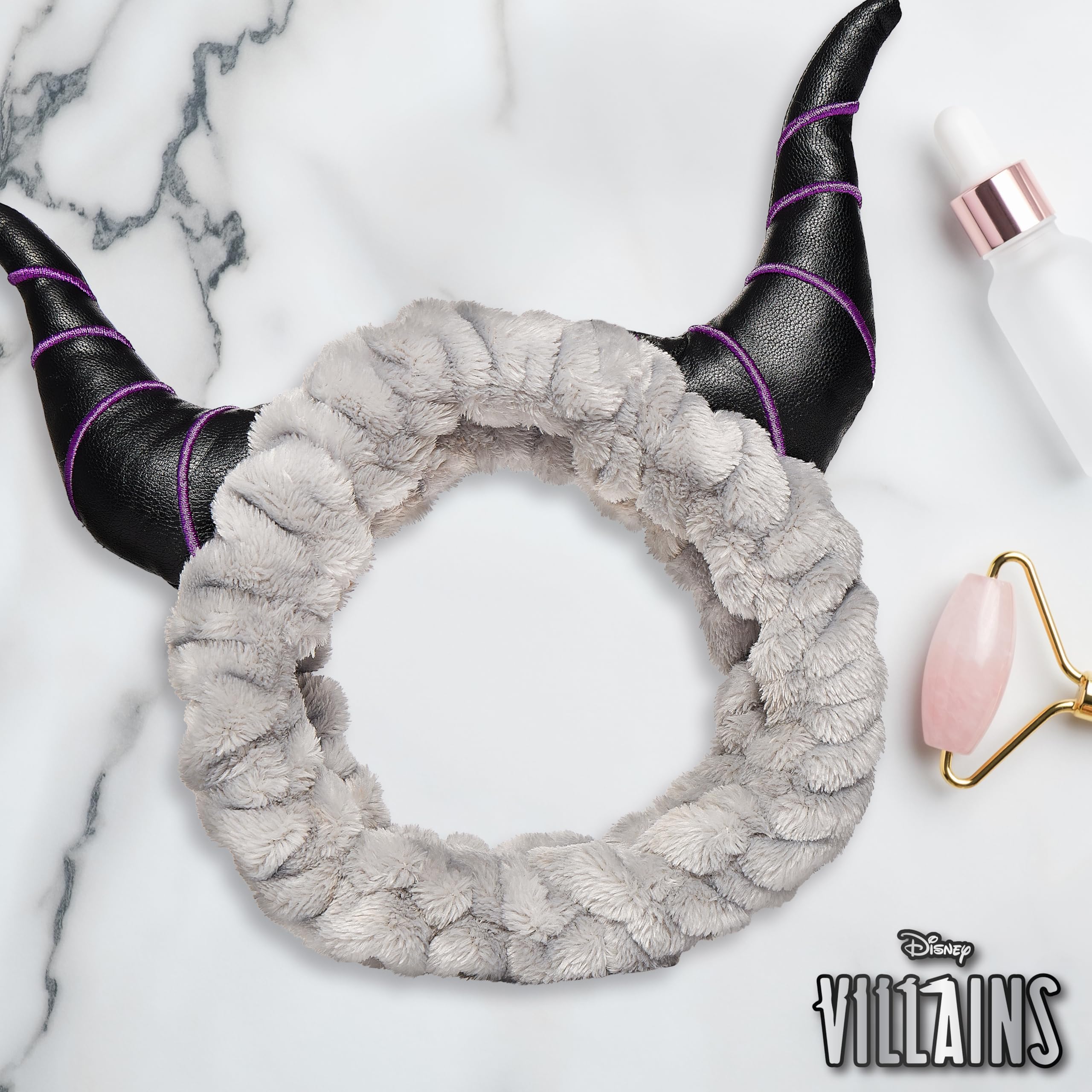 Belle Maison Maleficent styled in a spa-day setting adding playful charm to self-care