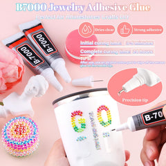 BELLEBOOST B7000 glue bottle with precision tip for clear, strong adhesive application
