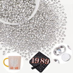 BELLEBOOST organized storage box holding rhinestones for tidy reuse