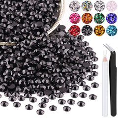 BELLEBOOST front packaging showing 2500 black rhinestones and tools for quick setup
