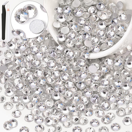 BELLEBOOST front packaging showing 600 clear rhinestones and tools, great value
