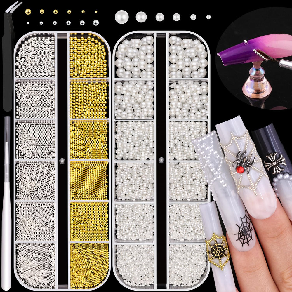 BELLEBOOST front packaging showing pearls and metal beads for organized storage and easy selection