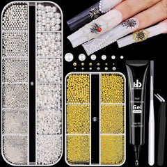 BELLEBOOST front packaging showing complete pearl and bead kit for versatile designs