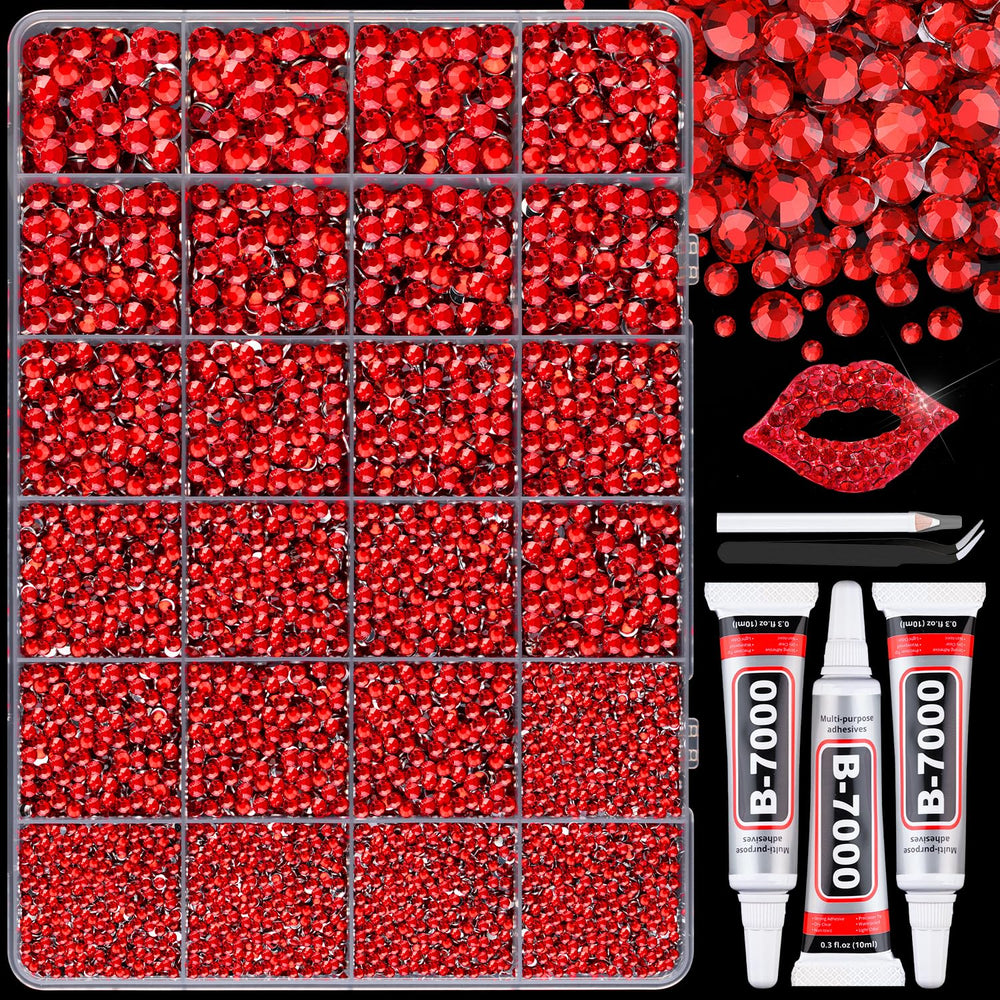 BELLEBOOST front packaging showing red rhinestones and accessories, easy project start