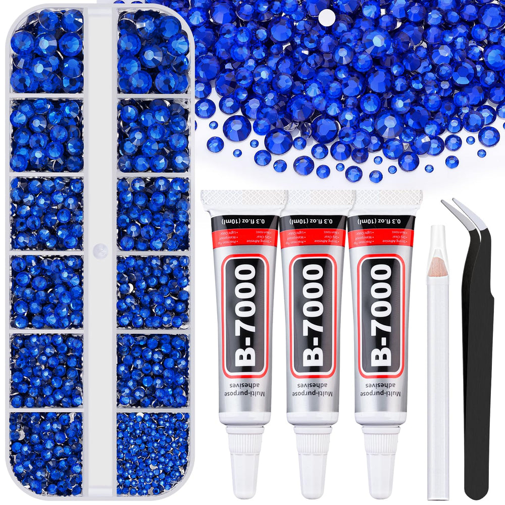 BELLEBOOST front packaging showing complete rhinestone and glue kit for quick setup
