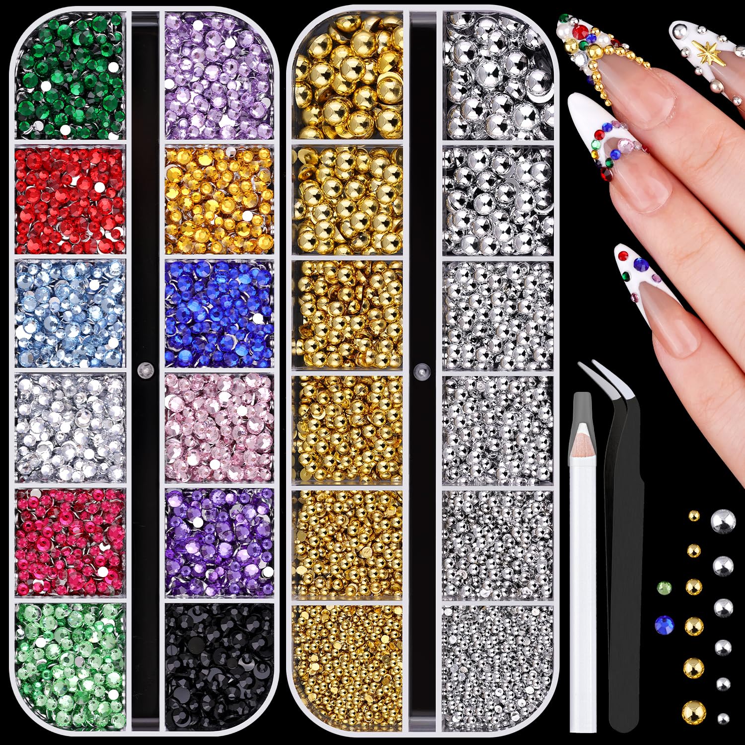 BELLEBOOST front packaging showing full 7700pcs kit and included tools benefits