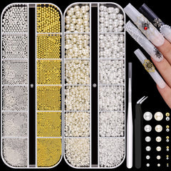 BELLEBOOST front packaging showing organized pearl and bead boxes for tidy storage