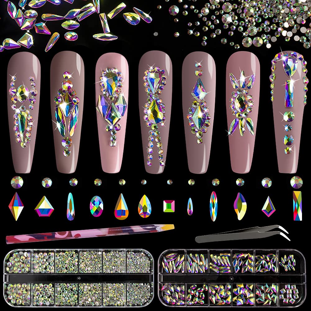 BELLEBOOST front packaging showing full rhinestone kit and tools for easy selection