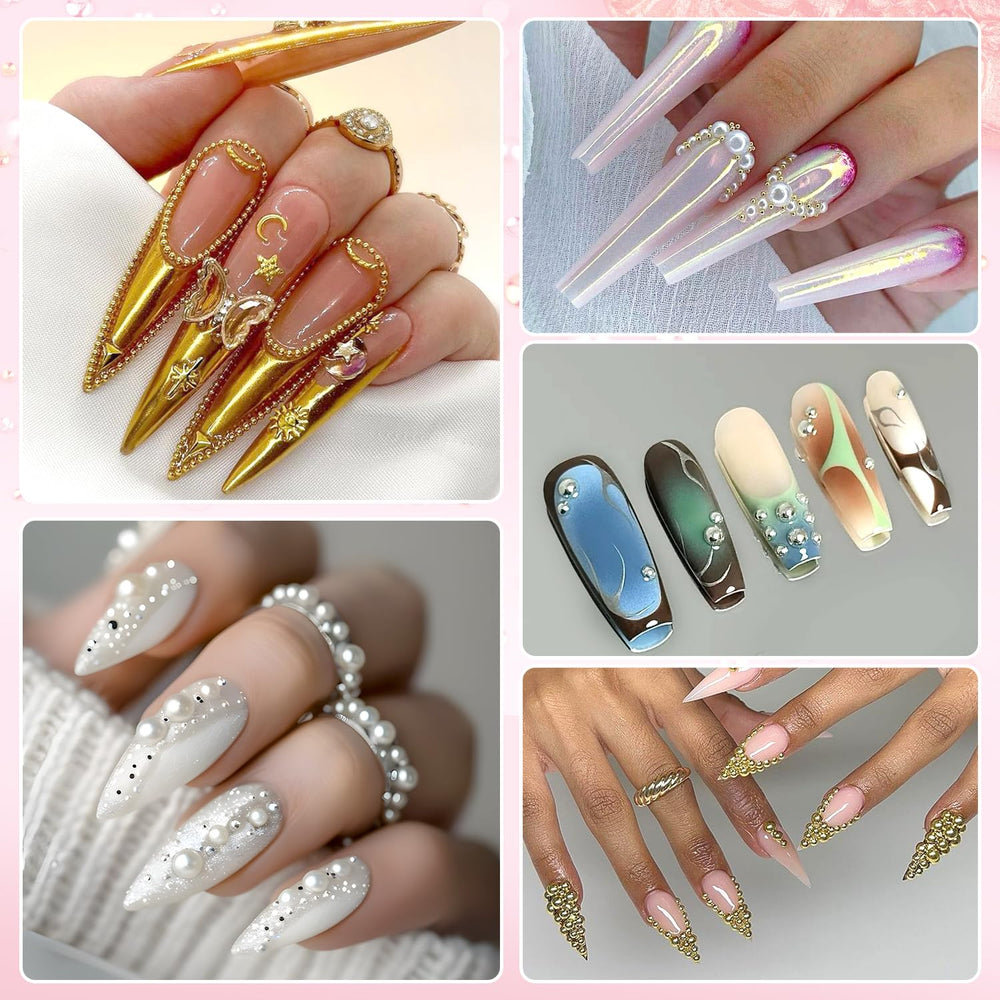 BELLEBOOST charms being applied to nail showcasing finished look and enhanced detail