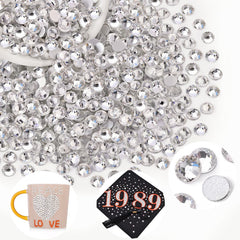 BELLEBOOST craft table with tools and gems showing ready-to-make projects