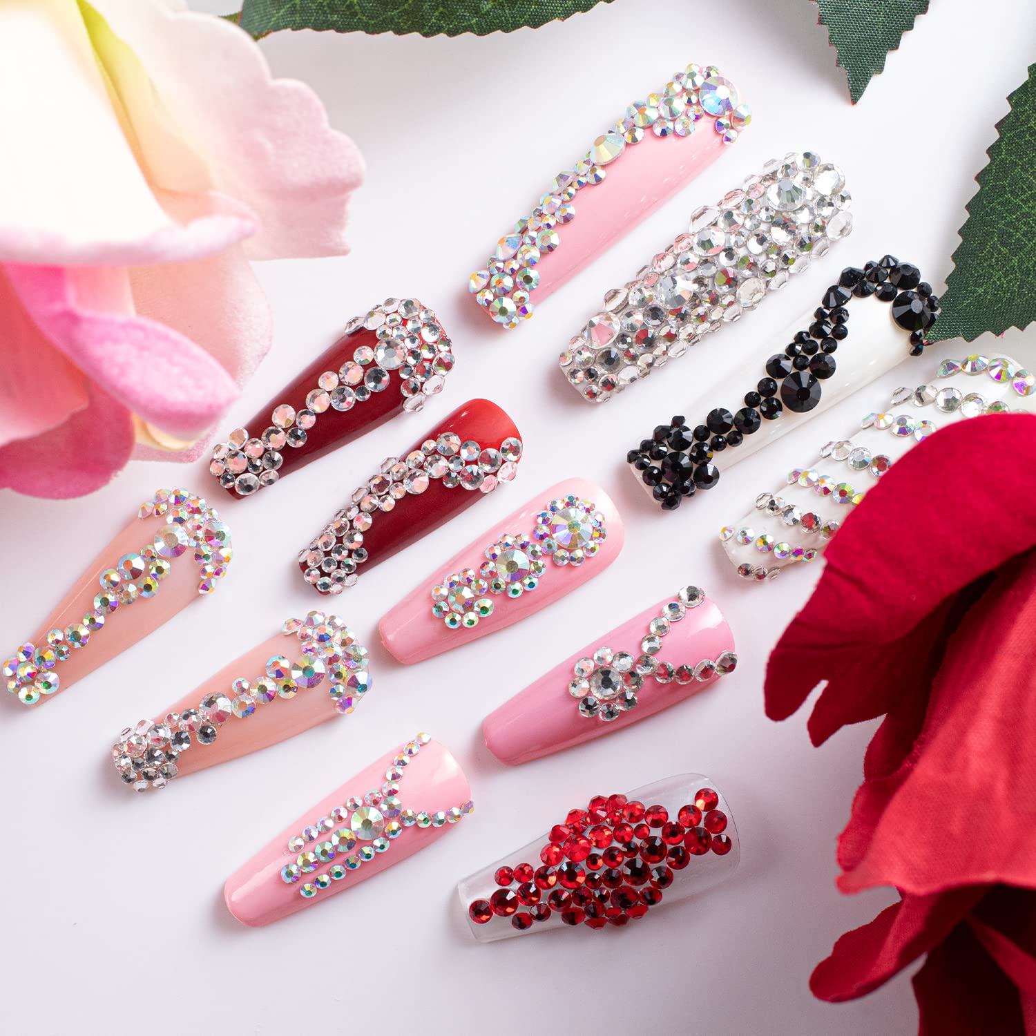 BELLEBOOST gems decorating phone case, DIY personalization and visual pop benefit