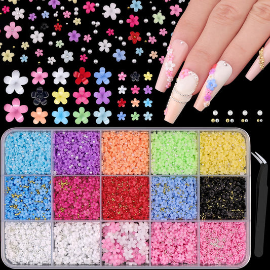 BELLEBOOST packaging front view showing full nail charm kit and contents benefit organization