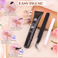 BELLEBOOST picker pencil and tweezer tools displayed for accurate gem placement