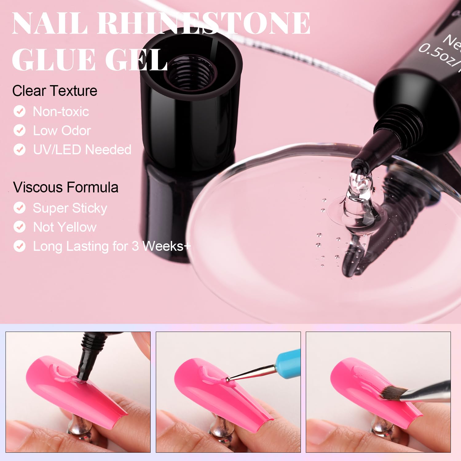 BELLEBOOST glass rhinestones detail highlighting sparkle and strong adhesion