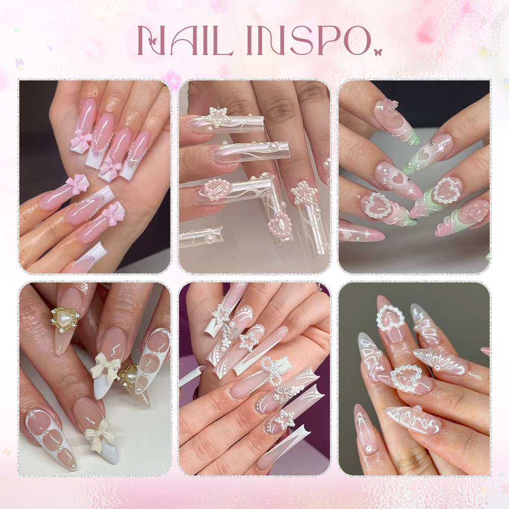 BELLEBOOST rhinestones and half pearls grouping that adds shine and dimension