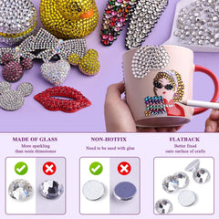 belleboost rhinestones applied to nail art giving durable decorative shine