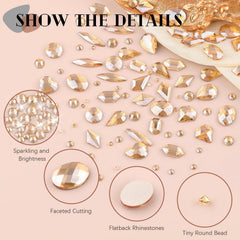 BELLEBOOST assorted shape collection close-up demonstrating variety for creative nail accents