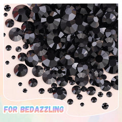 BELLEBOOST rhinestones beside ruler showing assorted sizes useful for layered designs