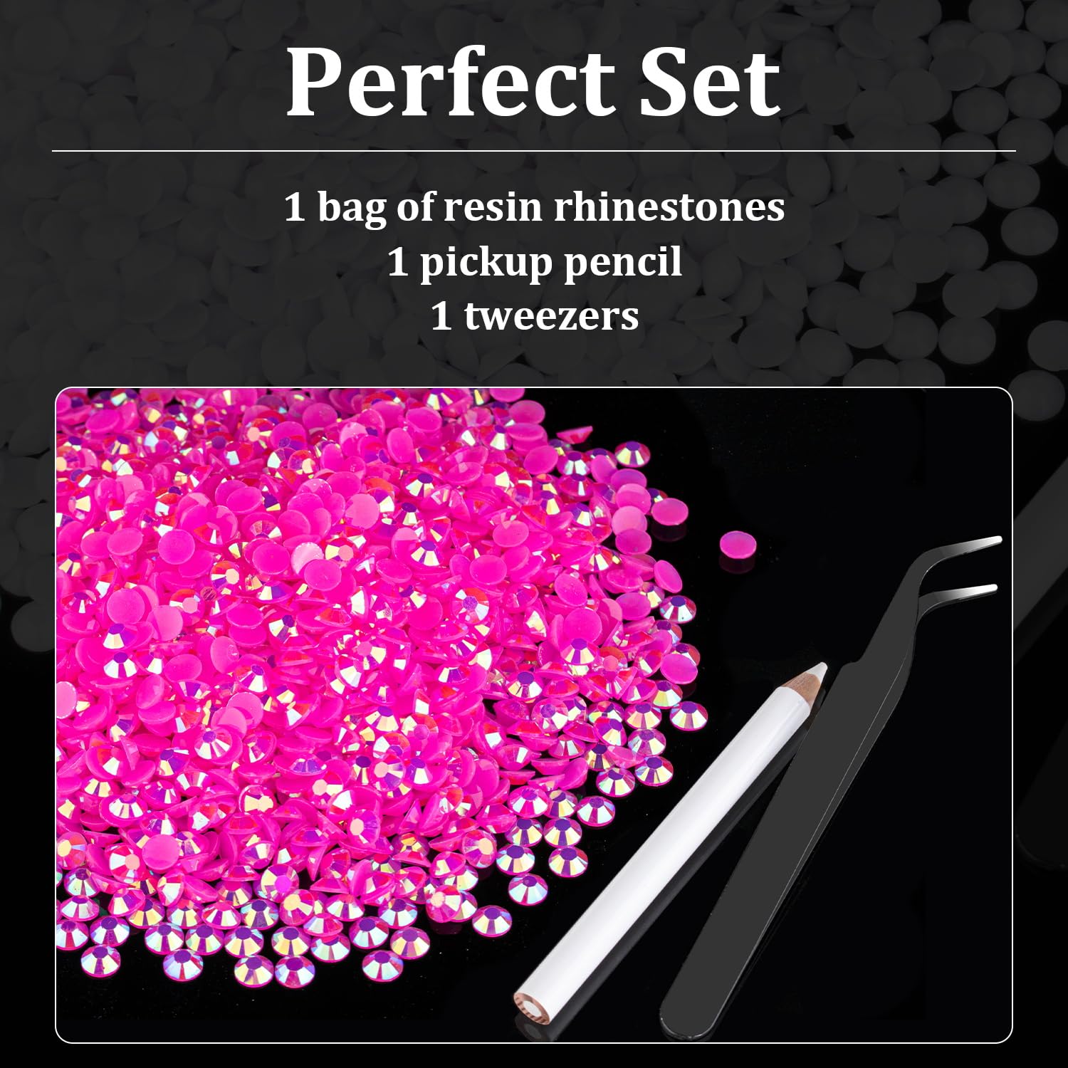 BELLEBOOST gems decorating a tumbler providing full-coverage colorful sparkle